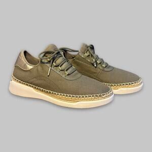 Michael Kors Olive Green Canvas Espadrille Sneakers – Women’s Size 8.5